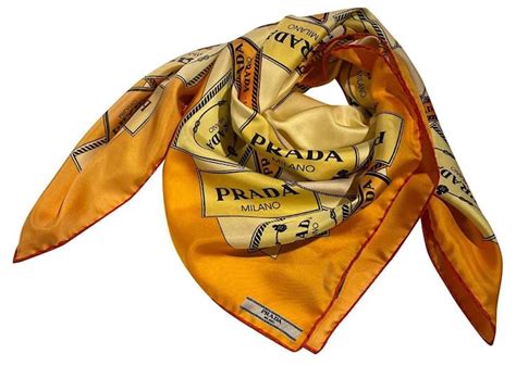 prada silk scarf